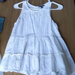 Boho white tank